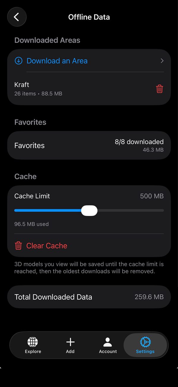 Offline data